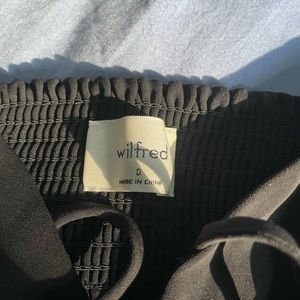 Cropped peasant top from aritzia